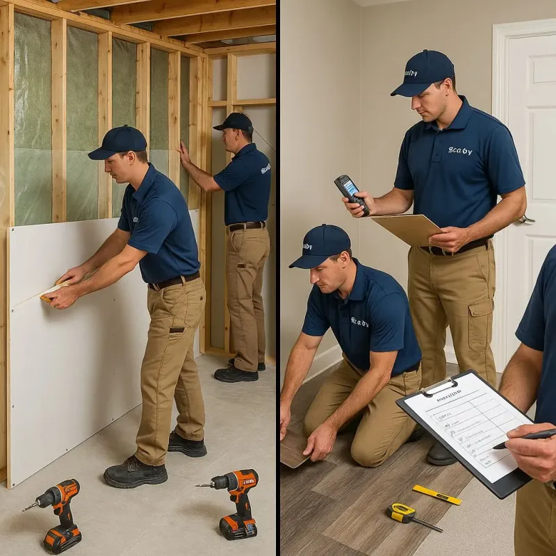 Repairs and Reconstruction process in East Bethel, MN