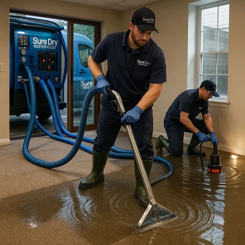 Water Extraction and Removal process in East Bethel, MN
